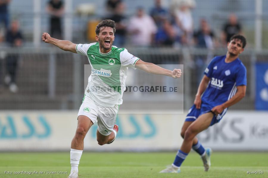 sport, action, Stadion am Schönbusch, SpVgg Greuther Fürth II, SVA, SV Viktoria Aschaffenburg, SGF, Regionalliga Bayern, Fussball, BFV, Aschaffenburg, 25.07.2025, 1. Spieltag - Bild-ID: 2495138