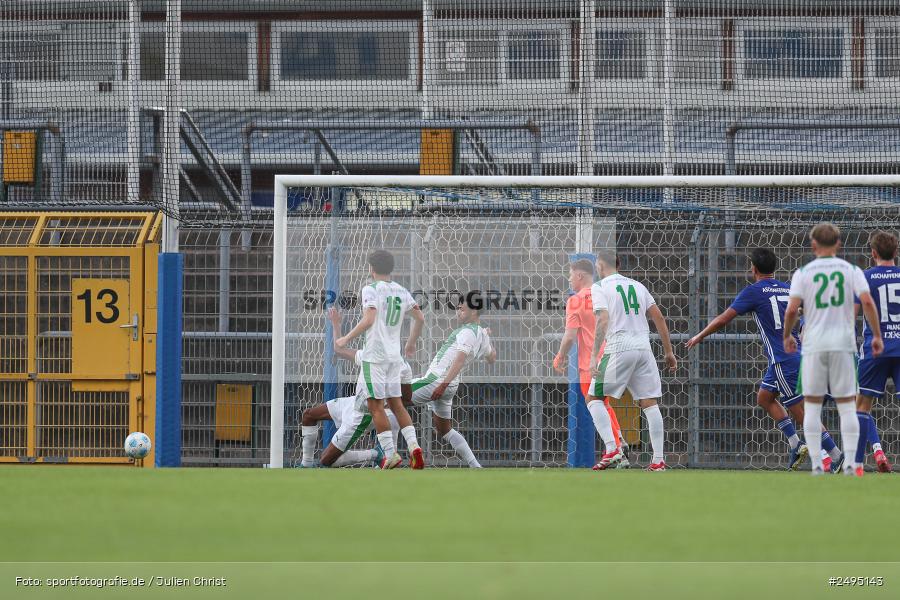 sport, action, Stadion am Schönbusch, SpVgg Greuther Fürth II, SVA, SV Viktoria Aschaffenburg, SGF, Regionalliga Bayern, Fussball, BFV, Aschaffenburg, 25.07.2025, 1. Spieltag - Bild-ID: 2495143