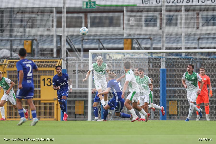 sport, action, Stadion am Schönbusch, SpVgg Greuther Fürth II, SVA, SV Viktoria Aschaffenburg, SGF, Regionalliga Bayern, Fussball, BFV, Aschaffenburg, 25.07.2025, 1. Spieltag - Bild-ID: 2495144