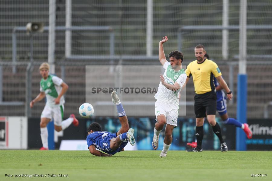 sport, action, Stadion am Schönbusch, SpVgg Greuther Fürth II, SVA, SV Viktoria Aschaffenburg, SGF, Regionalliga Bayern, Fussball, BFV, Aschaffenburg, 25.07.2025, 1. Spieltag - Bild-ID: 2495147