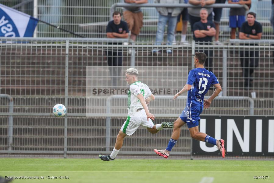 sport, action, Stadion am Schönbusch, SpVgg Greuther Fürth II, SVA, SV Viktoria Aschaffenburg, SGF, Regionalliga Bayern, Fussball, BFV, Aschaffenburg, 25.07.2025, 1. Spieltag - Bild-ID: 2495171