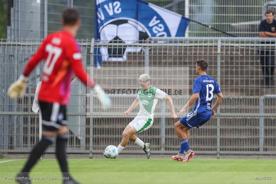 sport, action, Stadion am Schönbusch, SpVgg Greuther Fürth II, SVA, SV Viktoria Aschaffenburg, SGF, Regionalliga Bayern, Fussball, BFV, Aschaffenburg, 25.07.2025, 1. Spieltag - Bild-ID: 2495172