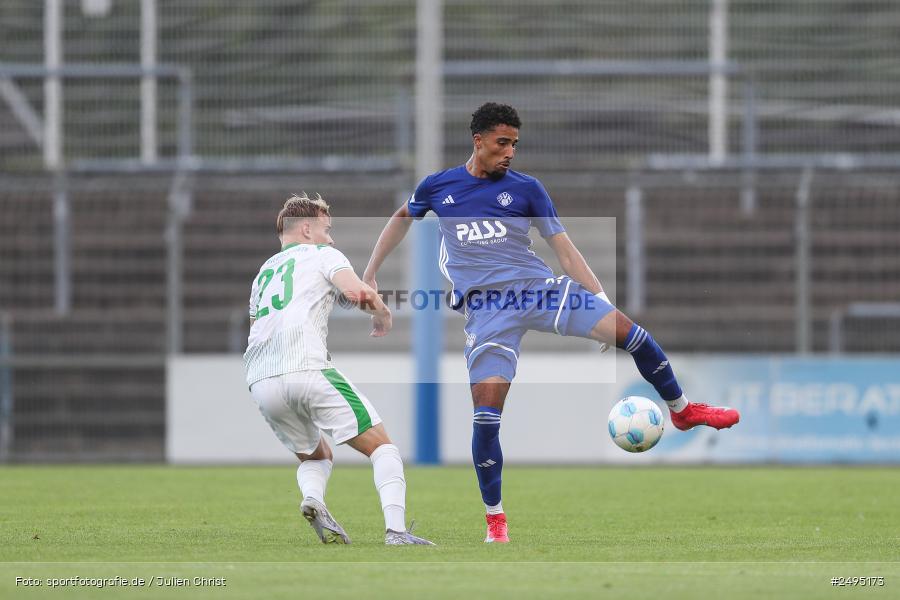 sport, action, Stadion am Schönbusch, SpVgg Greuther Fürth II, SVA, SV Viktoria Aschaffenburg, SGF, Regionalliga Bayern, Fussball, BFV, Aschaffenburg, 25.07.2025, 1. Spieltag - Bild-ID: 2495173