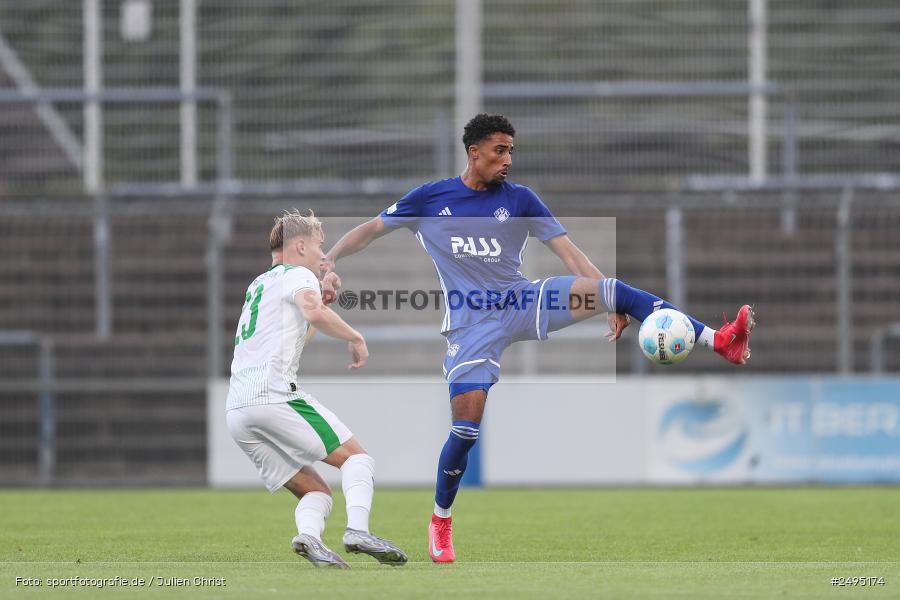 sport, action, Stadion am Schönbusch, SpVgg Greuther Fürth II, SVA, SV Viktoria Aschaffenburg, SGF, Regionalliga Bayern, Fussball, BFV, Aschaffenburg, 25.07.2025, 1. Spieltag - Bild-ID: 2495174
