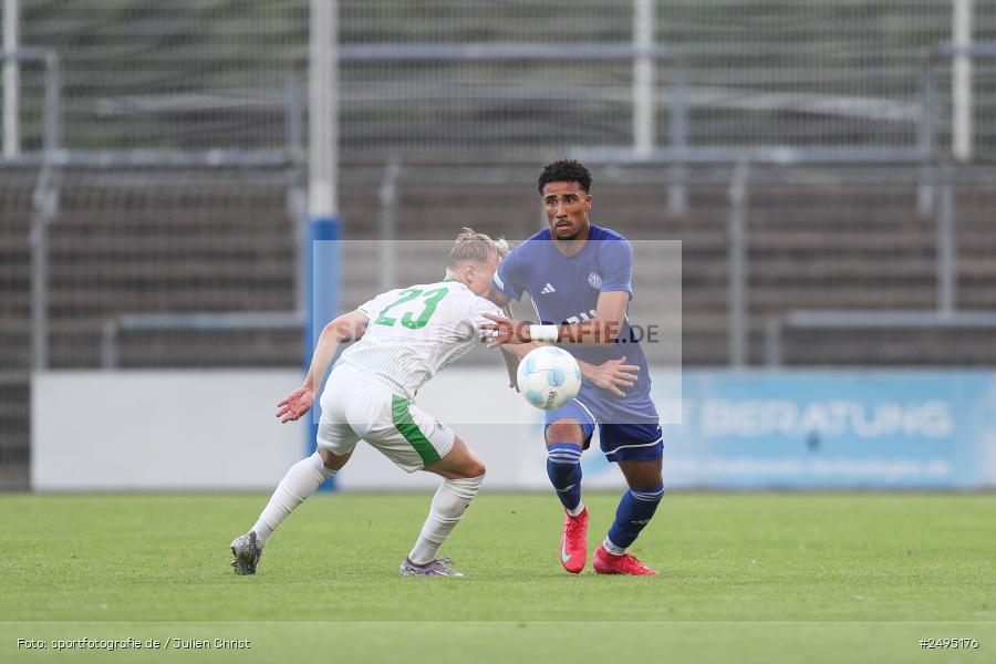 sport, action, Stadion am Schönbusch, SpVgg Greuther Fürth II, SVA, SV Viktoria Aschaffenburg, SGF, Regionalliga Bayern, Fussball, BFV, Aschaffenburg, 25.07.2025, 1. Spieltag - Bild-ID: 2495176