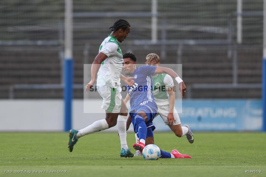 sport, action, Stadion am Schönbusch, SpVgg Greuther Fürth II, SVA, SV Viktoria Aschaffenburg, SGF, Regionalliga Bayern, Fussball, BFV, Aschaffenburg, 25.07.2025, 1. Spieltag - Bild-ID: 2495178