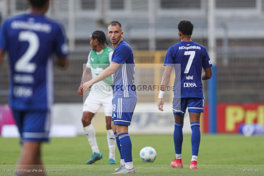 sport, action, Stadion am Schönbusch, SpVgg Greuther Fürth II, SVA, SV Viktoria Aschaffenburg, SGF, Regionalliga Bayern, Fussball, BFV, Aschaffenburg, 25.07.2025, 1. Spieltag - Bild-ID: 2495185