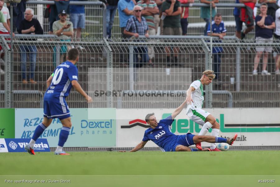 sport, action, Stadion am Schönbusch, SpVgg Greuther Fürth II, SVA, SV Viktoria Aschaffenburg, SGF, Regionalliga Bayern, Fussball, BFV, Aschaffenburg, 25.07.2025, 1. Spieltag - Bild-ID: 2495187