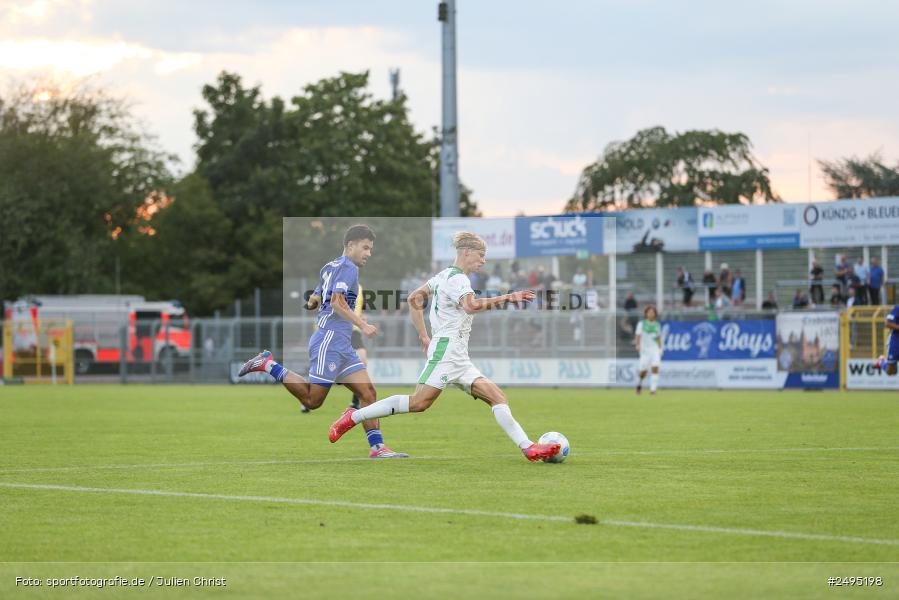 sport, action, Stadion am Schönbusch, SpVgg Greuther Fürth II, SVA, SV Viktoria Aschaffenburg, SGF, Regionalliga Bayern, Fussball, BFV, Aschaffenburg, 25.07.2025, 1. Spieltag - Bild-ID: 2495198