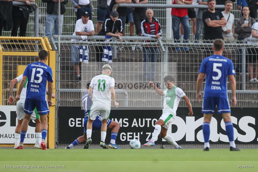 sport, action, Stadion am Schönbusch, SpVgg Greuther Fürth II, SVA, SV Viktoria Aschaffenburg, SGF, Regionalliga Bayern, Fussball, BFV, Aschaffenburg, 25.07.2025, 1. Spieltag - Bild-ID: 2495199