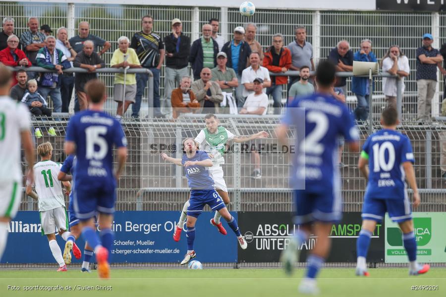 sport, action, Stadion am Schönbusch, SpVgg Greuther Fürth II, SVA, SV Viktoria Aschaffenburg, SGF, Regionalliga Bayern, Fussball, BFV, Aschaffenburg, 25.07.2025, 1. Spieltag - Bild-ID: 2495201