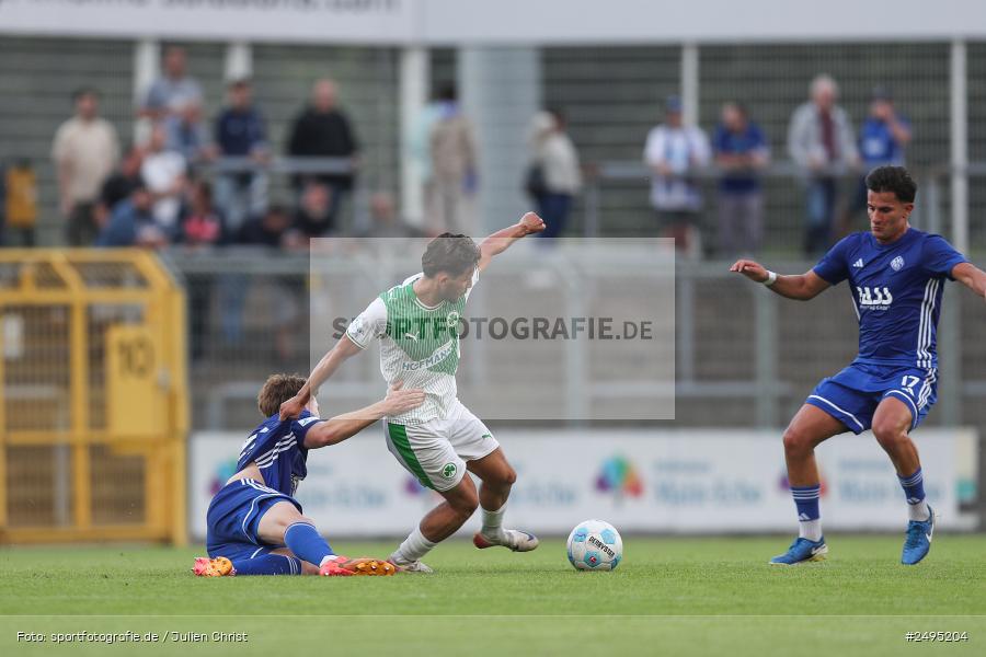 sport, action, Stadion am Schönbusch, SpVgg Greuther Fürth II, SVA, SV Viktoria Aschaffenburg, SGF, Regionalliga Bayern, Fussball, BFV, Aschaffenburg, 25.07.2025, 1. Spieltag - Bild-ID: 2495204