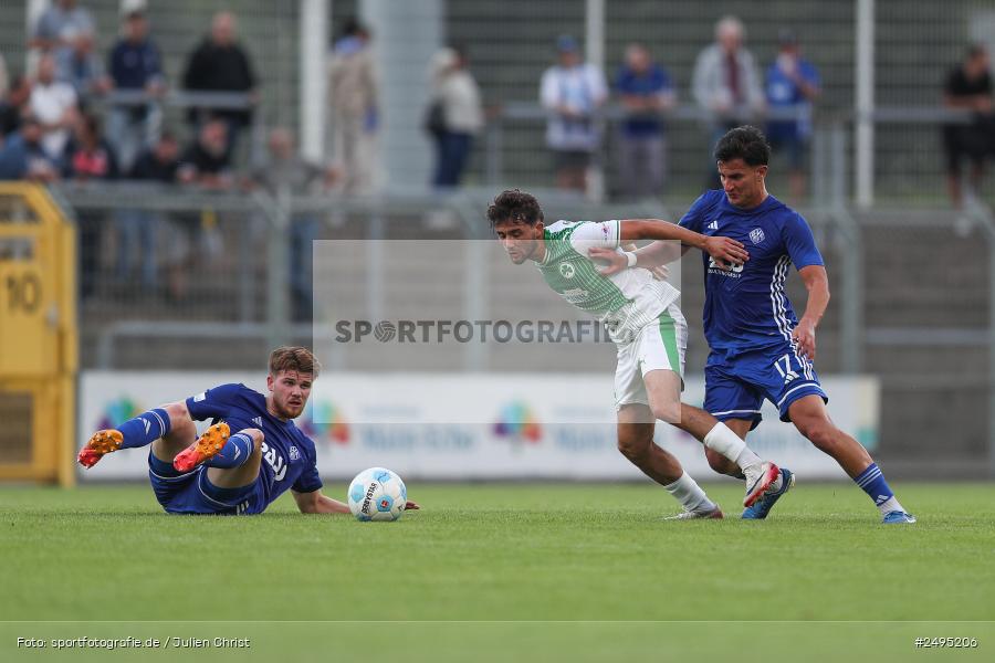 sport, action, Stadion am Schönbusch, SpVgg Greuther Fürth II, SVA, SV Viktoria Aschaffenburg, SGF, Regionalliga Bayern, Fussball, BFV, Aschaffenburg, 25.07.2025, 1. Spieltag - Bild-ID: 2495206