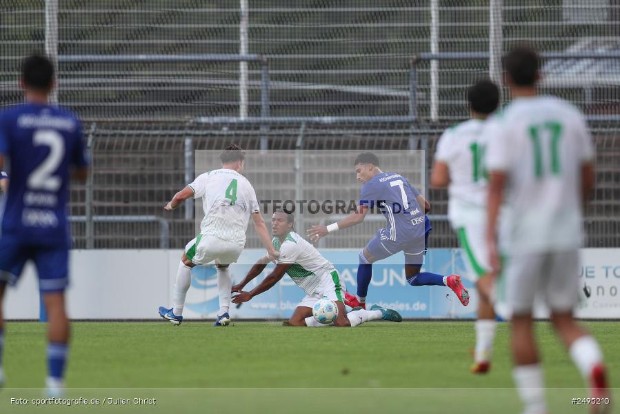 sport, action, Stadion am Schönbusch, SpVgg Greuther Fürth II, SVA, SV Viktoria Aschaffenburg, SGF, Regionalliga Bayern, Fussball, BFV, Aschaffenburg, 25.07.2025, 1. Spieltag - Bild-ID: 2495210