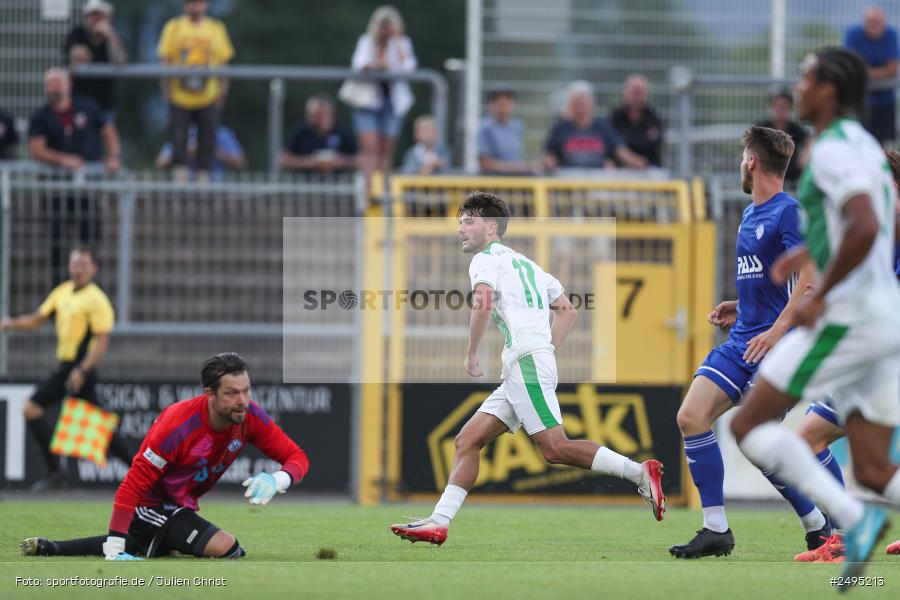 sport, action, Stadion am Schönbusch, SpVgg Greuther Fürth II, SVA, SV Viktoria Aschaffenburg, SGF, Regionalliga Bayern, Fussball, BFV, Aschaffenburg, 25.07.2025, 1. Spieltag - Bild-ID: 2495213
