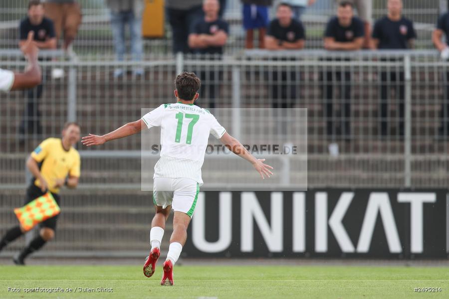 sport, action, Stadion am Schönbusch, SpVgg Greuther Fürth II, SVA, SV Viktoria Aschaffenburg, SGF, Regionalliga Bayern, Fussball, BFV, Aschaffenburg, 25.07.2025, 1. Spieltag - Bild-ID: 2495214