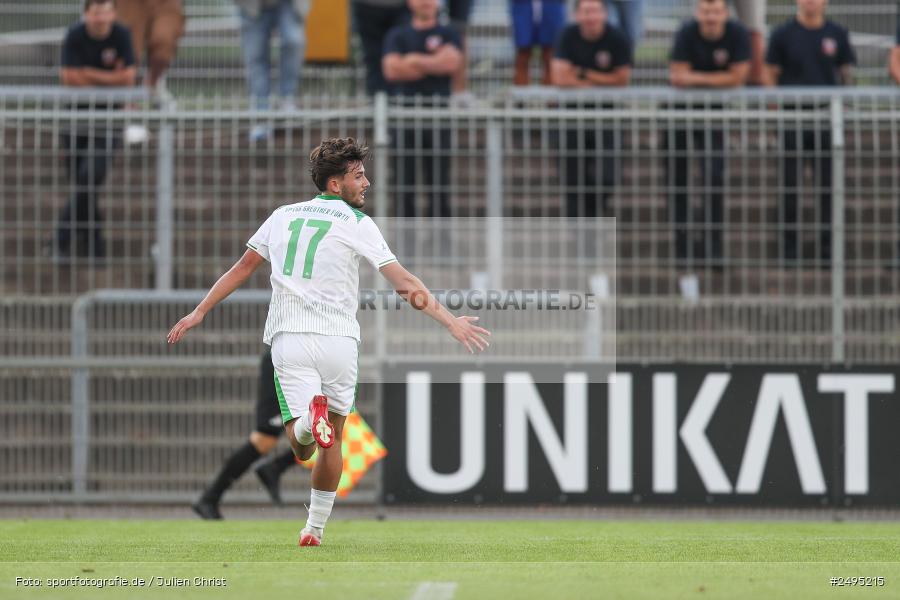 sport, action, Stadion am Schönbusch, SpVgg Greuther Fürth II, SVA, SV Viktoria Aschaffenburg, SGF, Regionalliga Bayern, Fussball, BFV, Aschaffenburg, 25.07.2025, 1. Spieltag - Bild-ID: 2495215