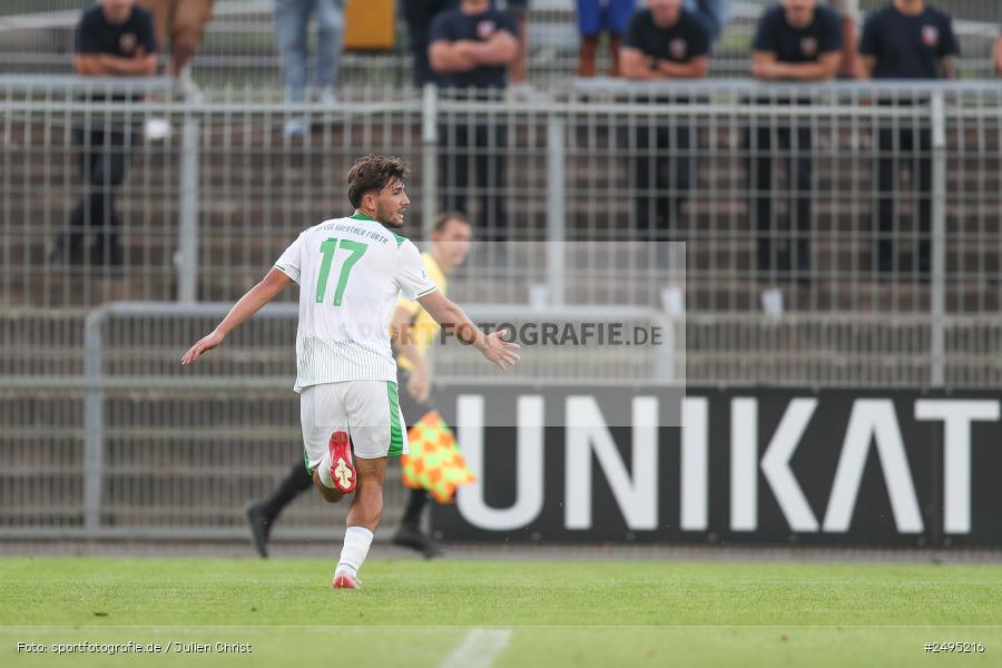 sport, action, Stadion am Schönbusch, SpVgg Greuther Fürth II, SVA, SV Viktoria Aschaffenburg, SGF, Regionalliga Bayern, Fussball, BFV, Aschaffenburg, 25.07.2025, 1. Spieltag - Bild-ID: 2495216