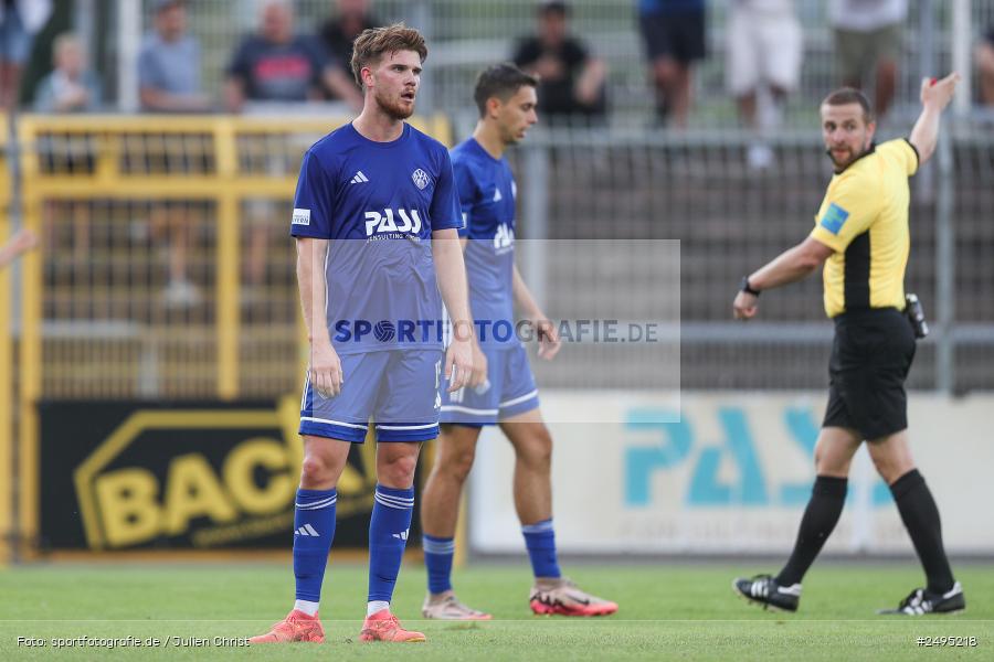 sport, action, Stadion am Schönbusch, SpVgg Greuther Fürth II, SVA, SV Viktoria Aschaffenburg, SGF, Regionalliga Bayern, Fussball, BFV, Aschaffenburg, 25.07.2025, 1. Spieltag - Bild-ID: 2495218