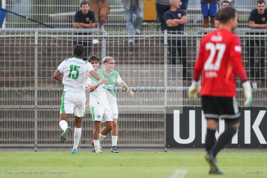 sport, action, Stadion am Schönbusch, SpVgg Greuther Fürth II, SVA, SV Viktoria Aschaffenburg, SGF, Regionalliga Bayern, Fussball, BFV, Aschaffenburg, 25.07.2025, 1. Spieltag - Bild-ID: 2495219