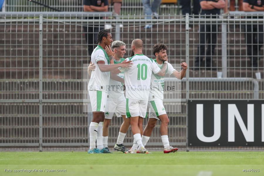 sport, action, Stadion am Schönbusch, SpVgg Greuther Fürth II, SVA, SV Viktoria Aschaffenburg, SGF, Regionalliga Bayern, Fussball, BFV, Aschaffenburg, 25.07.2025, 1. Spieltag - Bild-ID: 2495223