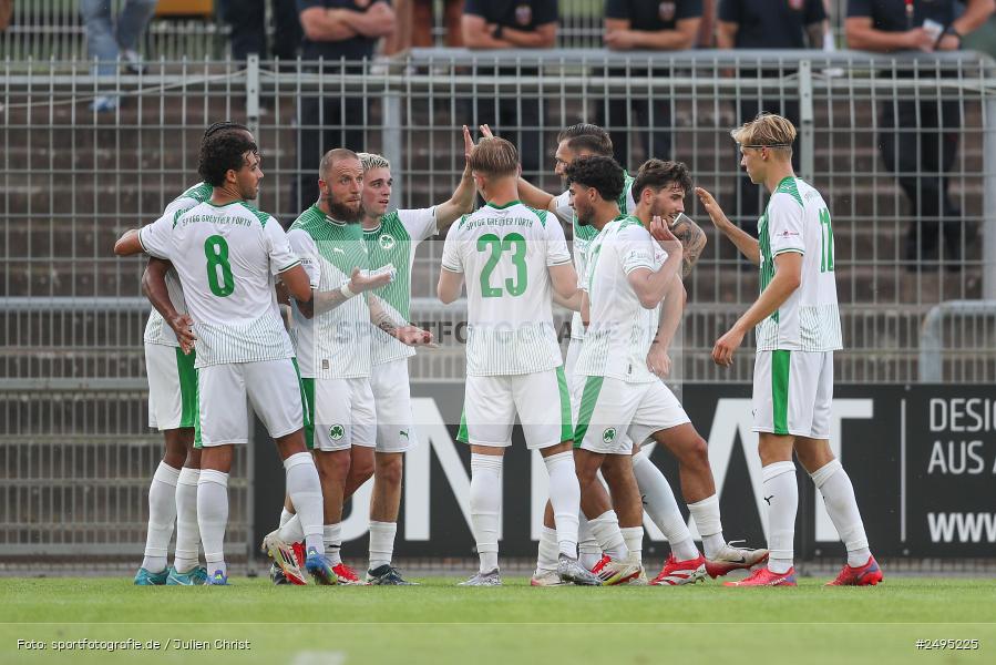 sport, action, Stadion am Schönbusch, SpVgg Greuther Fürth II, SVA, SV Viktoria Aschaffenburg, SGF, Regionalliga Bayern, Fussball, BFV, Aschaffenburg, 25.07.2025, 1. Spieltag - Bild-ID: 2495225