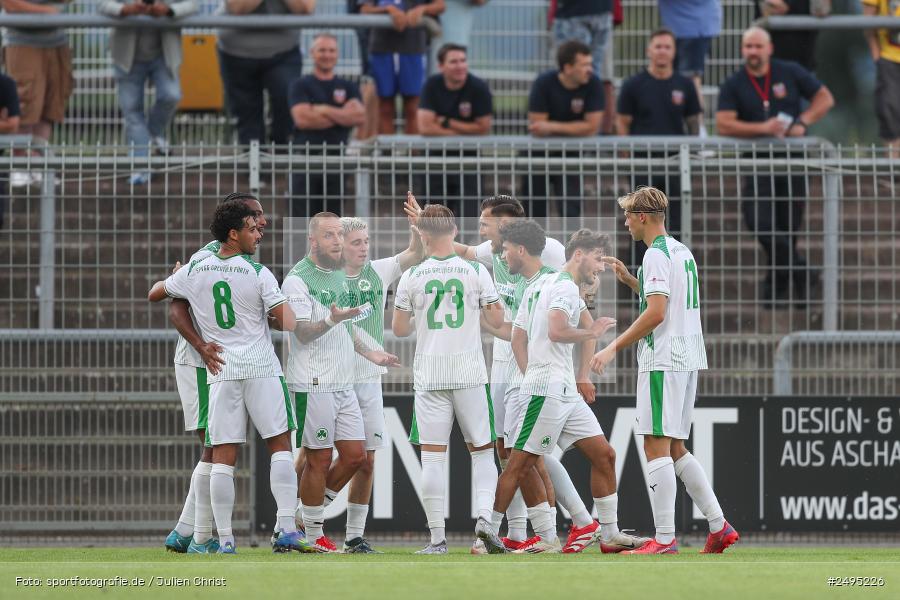 sport, action, Stadion am Schönbusch, SpVgg Greuther Fürth II, SVA, SV Viktoria Aschaffenburg, SGF, Regionalliga Bayern, Fussball, BFV, Aschaffenburg, 25.07.2025, 1. Spieltag - Bild-ID: 2495226