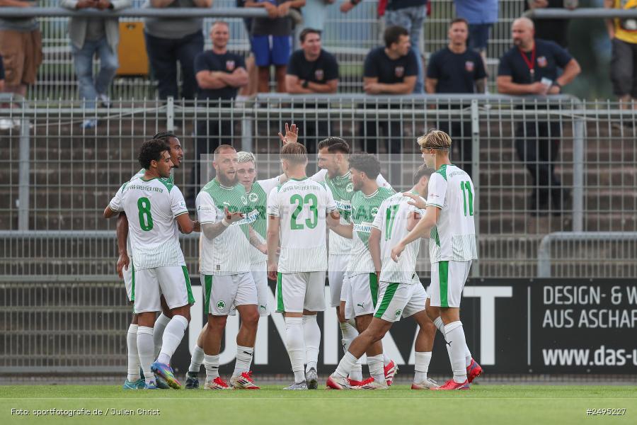 sport, action, Stadion am Schönbusch, SpVgg Greuther Fürth II, SVA, SV Viktoria Aschaffenburg, SGF, Regionalliga Bayern, Fussball, BFV, Aschaffenburg, 25.07.2025, 1. Spieltag - Bild-ID: 2495227