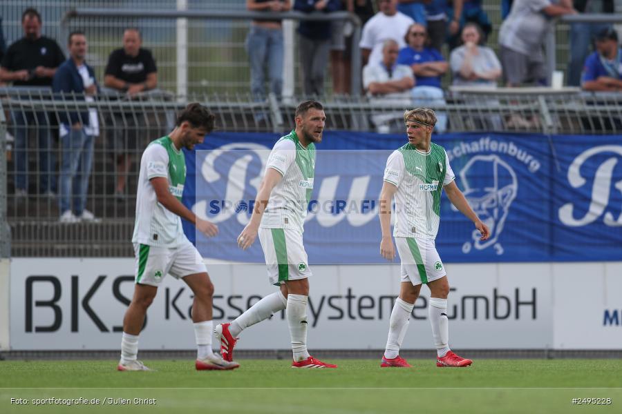 sport, action, Stadion am Schönbusch, SpVgg Greuther Fürth II, SVA, SV Viktoria Aschaffenburg, SGF, Regionalliga Bayern, Fussball, BFV, Aschaffenburg, 25.07.2025, 1. Spieltag - Bild-ID: 2495228