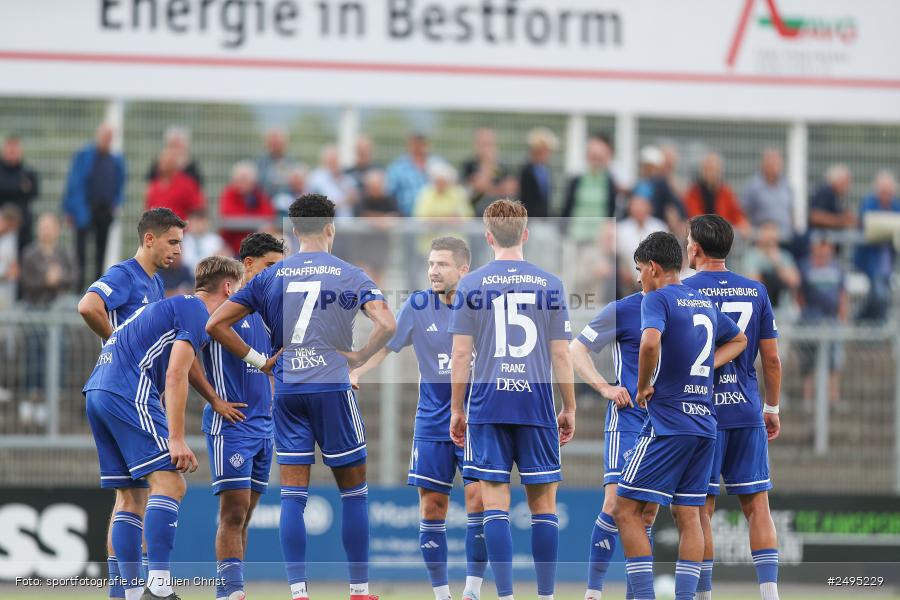 sport, action, Stadion am Schönbusch, SpVgg Greuther Fürth II, SVA, SV Viktoria Aschaffenburg, SGF, Regionalliga Bayern, Fussball, BFV, Aschaffenburg, 25.07.2025, 1. Spieltag - Bild-ID: 2495229