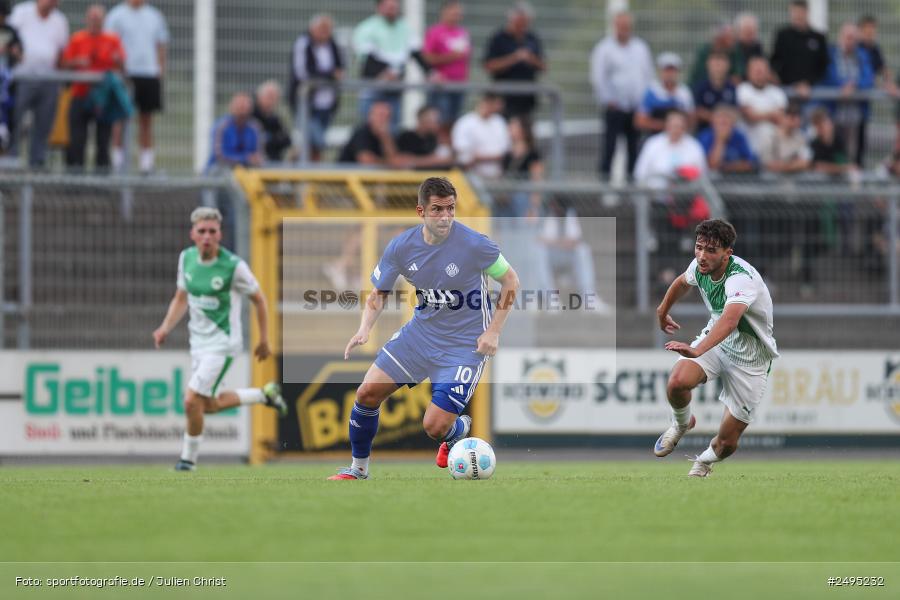 sport, action, Stadion am Schönbusch, SpVgg Greuther Fürth II, SVA, SV Viktoria Aschaffenburg, SGF, Regionalliga Bayern, Fussball, BFV, Aschaffenburg, 25.07.2025, 1. Spieltag - Bild-ID: 2495232