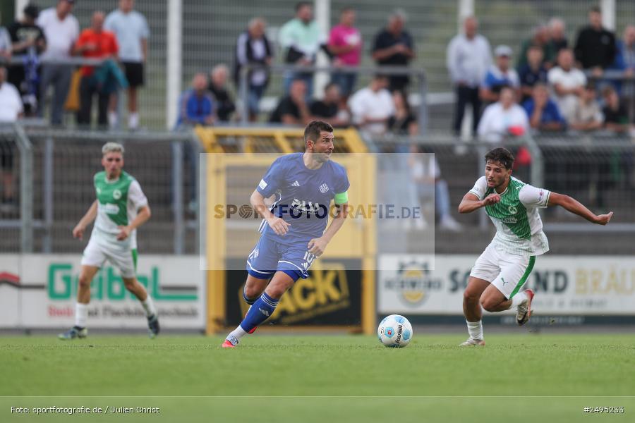 sport, action, Stadion am Schönbusch, SpVgg Greuther Fürth II, SVA, SV Viktoria Aschaffenburg, SGF, Regionalliga Bayern, Fussball, BFV, Aschaffenburg, 25.07.2025, 1. Spieltag - Bild-ID: 2495233