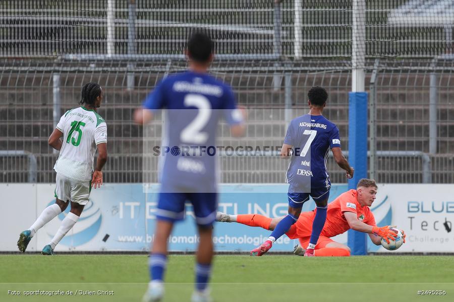sport, action, Stadion am Schönbusch, SpVgg Greuther Fürth II, SVA, SV Viktoria Aschaffenburg, SGF, Regionalliga Bayern, Fussball, BFV, Aschaffenburg, 25.07.2025, 1. Spieltag - Bild-ID: 2495236