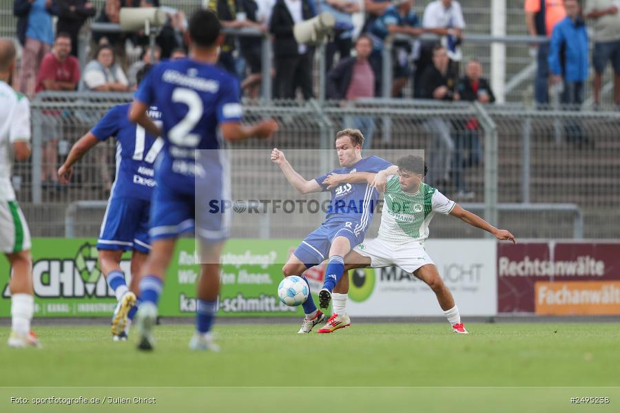 sport, action, Stadion am Schönbusch, SpVgg Greuther Fürth II, SVA, SV Viktoria Aschaffenburg, SGF, Regionalliga Bayern, Fussball, BFV, Aschaffenburg, 25.07.2025, 1. Spieltag - Bild-ID: 2495238