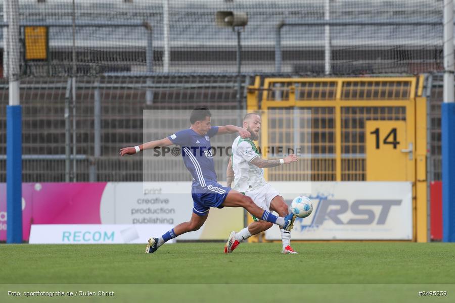 sport, action, Stadion am Schönbusch, SpVgg Greuther Fürth II, SVA, SV Viktoria Aschaffenburg, SGF, Regionalliga Bayern, Fussball, BFV, Aschaffenburg, 25.07.2025, 1. Spieltag - Bild-ID: 2495239