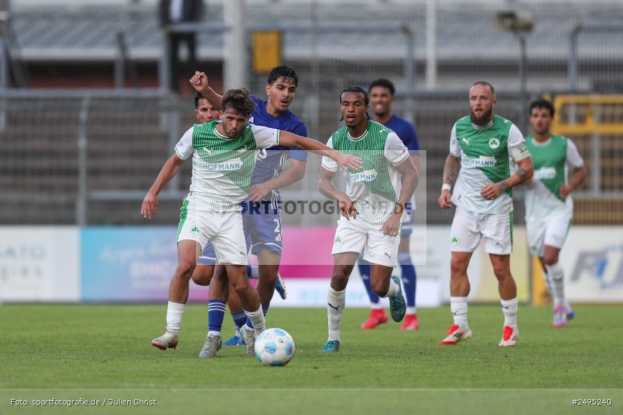 sport, action, Stadion am Schönbusch, SpVgg Greuther Fürth II, SVA, SV Viktoria Aschaffenburg, SGF, Regionalliga Bayern, Fussball, BFV, Aschaffenburg, 25.07.2025, 1. Spieltag - Bild-ID: 2495240