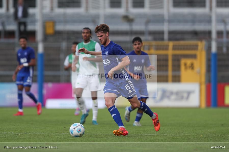 sport, action, Stadion am Schönbusch, SpVgg Greuther Fürth II, SVA, SV Viktoria Aschaffenburg, SGF, Regionalliga Bayern, Fussball, BFV, Aschaffenburg, 25.07.2025, 1. Spieltag - Bild-ID: 2495241