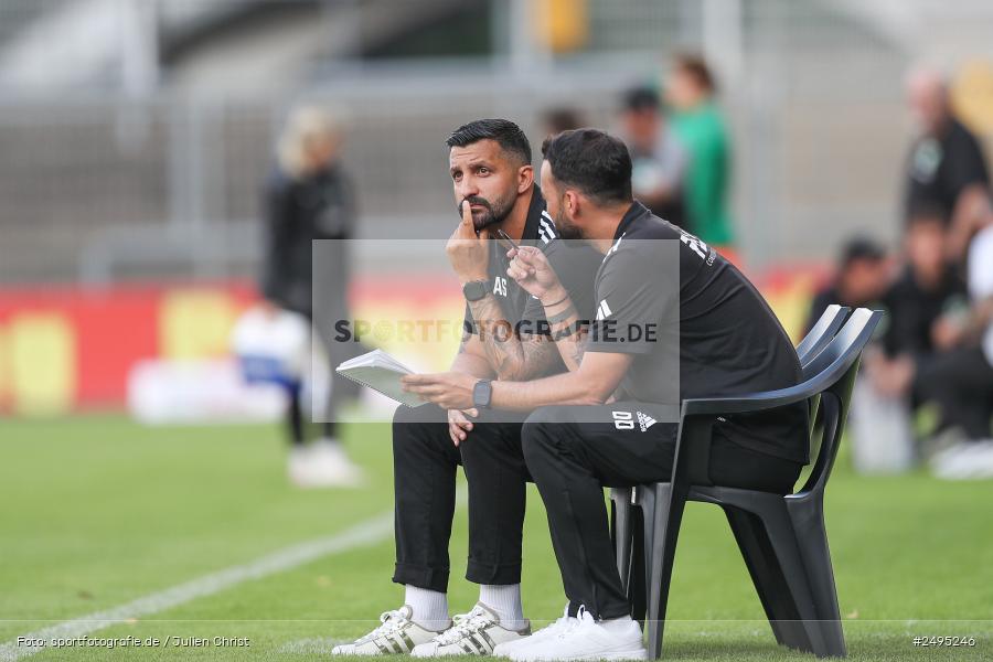 sport, action, Stadion am Schönbusch, SpVgg Greuther Fürth II, SVA, SV Viktoria Aschaffenburg, SGF, Regionalliga Bayern, Fussball, BFV, Aschaffenburg, 25.07.2025, 1. Spieltag - Bild-ID: 2495246