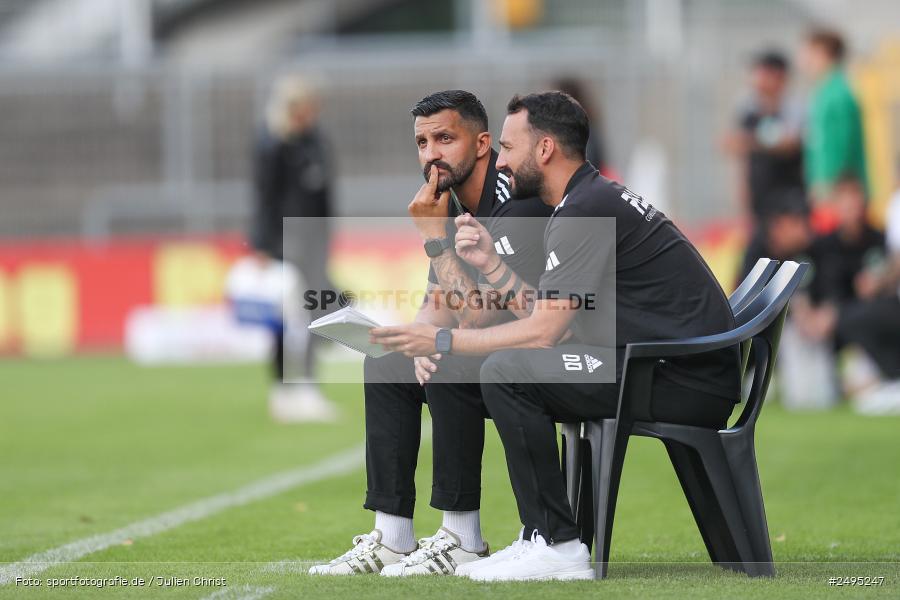 sport, action, Stadion am Schönbusch, SpVgg Greuther Fürth II, SVA, SV Viktoria Aschaffenburg, SGF, Regionalliga Bayern, Fussball, BFV, Aschaffenburg, 25.07.2025, 1. Spieltag - Bild-ID: 2495247