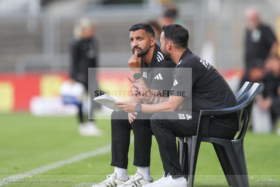 sport, action, Stadion am Schönbusch, SpVgg Greuther Fürth II, SVA, SV Viktoria Aschaffenburg, SGF, Regionalliga Bayern, Fussball, BFV, Aschaffenburg, 25.07.2025, 1. Spieltag - Bild-ID: 2495248