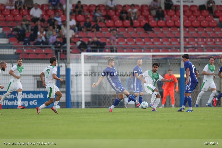 sport, action, Stadion am Schönbusch, SpVgg Greuther Fürth II, SVA, SV Viktoria Aschaffenburg, SGF, Regionalliga Bayern, Fussball, BFV, Aschaffenburg, 25.07.2025, 1. Spieltag - Bild-ID: 2495249