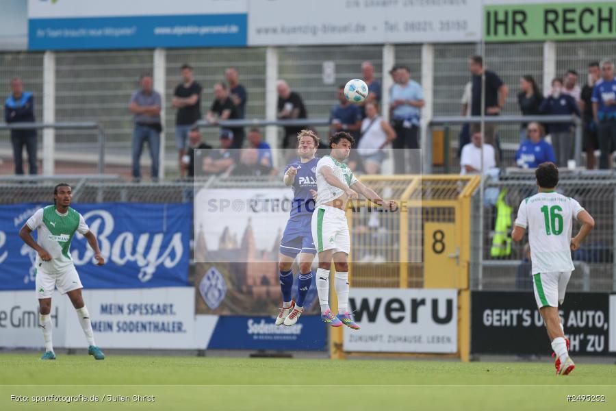 sport, action, Stadion am Schönbusch, SpVgg Greuther Fürth II, SVA, SV Viktoria Aschaffenburg, SGF, Regionalliga Bayern, Fussball, BFV, Aschaffenburg, 25.07.2025, 1. Spieltag - Bild-ID: 2495252