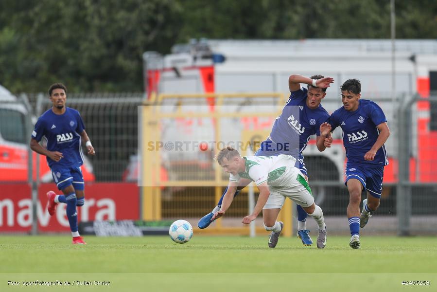 sport, action, Stadion am Schönbusch, SpVgg Greuther Fürth II, SVA, SV Viktoria Aschaffenburg, SGF, Regionalliga Bayern, Fussball, BFV, Aschaffenburg, 25.07.2025, 1. Spieltag - Bild-ID: 2495258