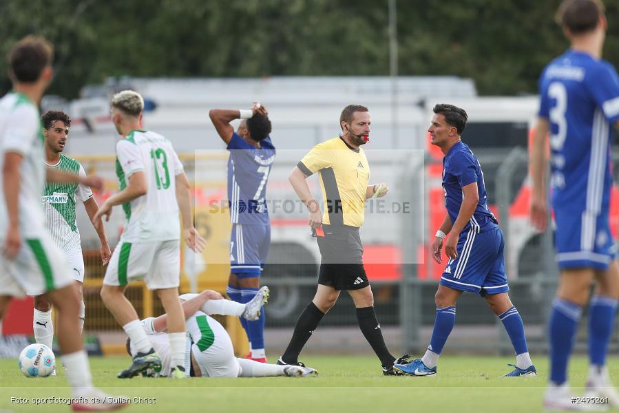 sport, action, Stadion am Schönbusch, SpVgg Greuther Fürth II, SVA, SV Viktoria Aschaffenburg, SGF, Regionalliga Bayern, Fussball, BFV, Aschaffenburg, 25.07.2025, 1. Spieltag - Bild-ID: 2495261