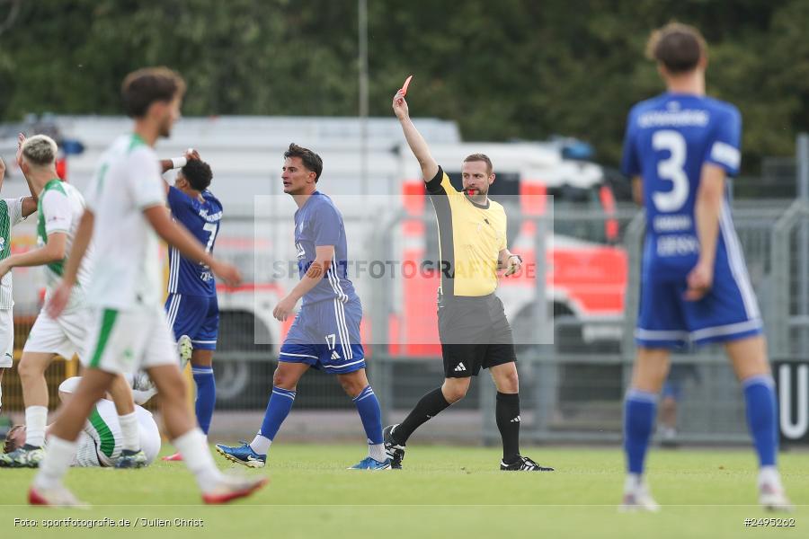 sport, action, Stadion am Schönbusch, SpVgg Greuther Fürth II, SVA, SV Viktoria Aschaffenburg, SGF, Regionalliga Bayern, Fussball, BFV, Aschaffenburg, 25.07.2025, 1. Spieltag - Bild-ID: 2495262