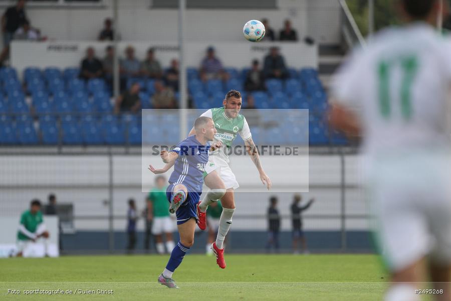 sport, action, Stadion am Schönbusch, SpVgg Greuther Fürth II, SVA, SV Viktoria Aschaffenburg, SGF, Regionalliga Bayern, Fussball, BFV, Aschaffenburg, 25.07.2025, 1. Spieltag - Bild-ID: 2495268