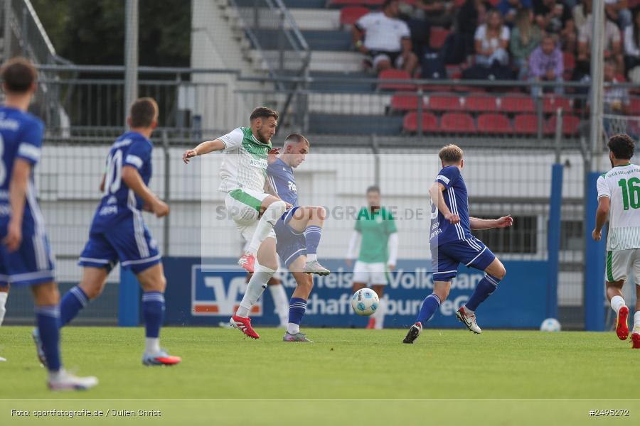 sport, action, Stadion am Schönbusch, SpVgg Greuther Fürth II, SVA, SV Viktoria Aschaffenburg, SGF, Regionalliga Bayern, Fussball, BFV, Aschaffenburg, 25.07.2025, 1. Spieltag - Bild-ID: 2495272
