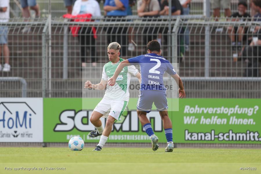 sport, action, Stadion am Schönbusch, SpVgg Greuther Fürth II, SVA, SV Viktoria Aschaffenburg, SGF, Regionalliga Bayern, Fussball, BFV, Aschaffenburg, 25.07.2025, 1. Spieltag - Bild-ID: 2495282