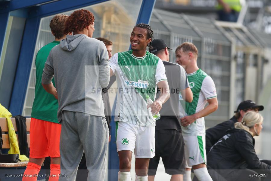 sport, action, Stadion am Schönbusch, SpVgg Greuther Fürth II, SVA, SV Viktoria Aschaffenburg, SGF, Regionalliga Bayern, Fussball, BFV, Aschaffenburg, 25.07.2025, 1. Spieltag - Bild-ID: 2495285