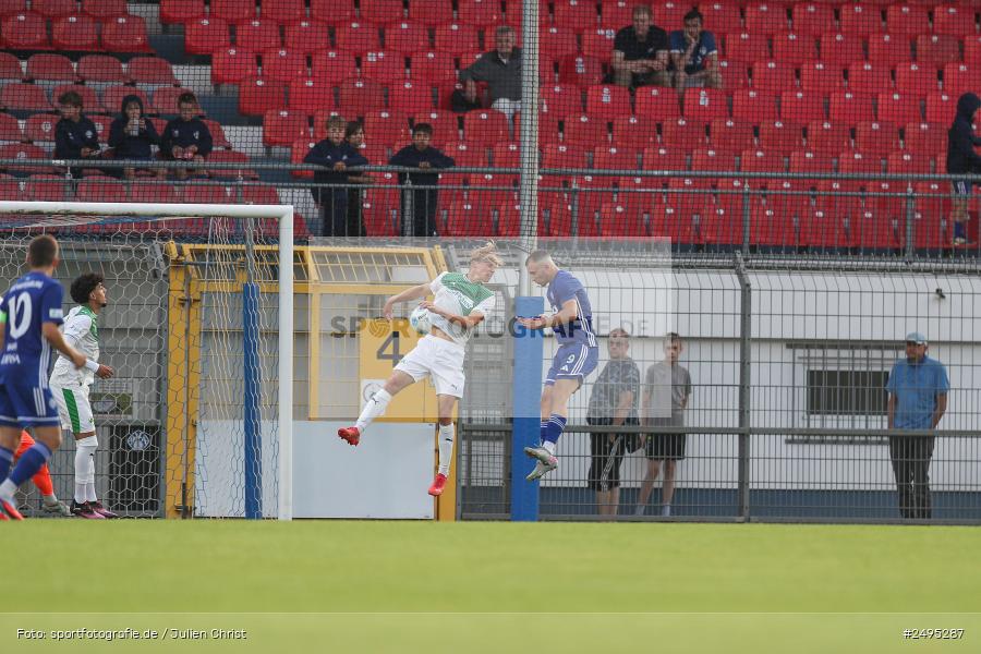 sport, action, Stadion am Schönbusch, SpVgg Greuther Fürth II, SVA, SV Viktoria Aschaffenburg, SGF, Regionalliga Bayern, Fussball, BFV, Aschaffenburg, 25.07.2025, 1. Spieltag - Bild-ID: 2495287